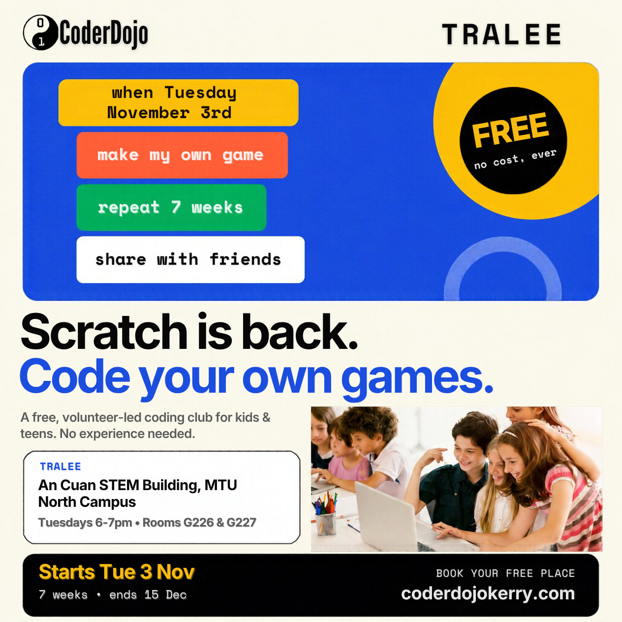 Tralee Coder Dojo Classes